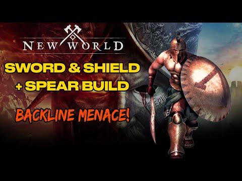 NEW WORLD PVP - SPARTAN BUILD (SPEAR + SNS + LIGHT ARMOR) BACKLINE MENACE!!!