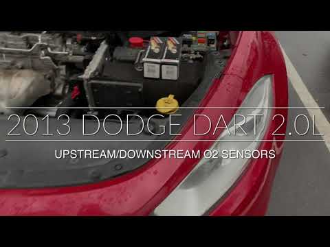 2013 DODGE DART O2 SENSOR REMOVAL/INSTALLATION