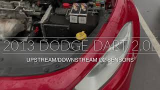 2013 DODGE DART O2 SENSOR REMOVAL/INSTALLATION