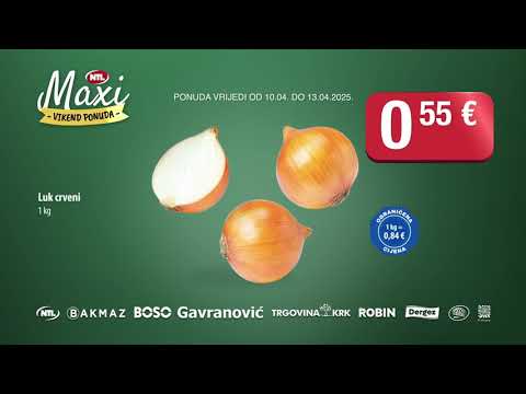 Maxi vikend ponuda 10.04.- 13.04.2025. / MAXI15