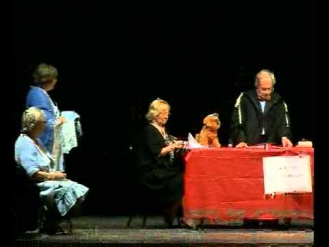 Claudio Alberto Francesconi protagonista di "Tecoppa in  tribunal", Teatro Nuovo, Milano