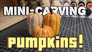 Carve with Me! Mini Pumpkins, Simple Tutorial!