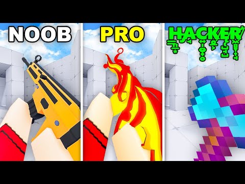 NOOB vs PRO vs HACKER Loadouts in Rivals!