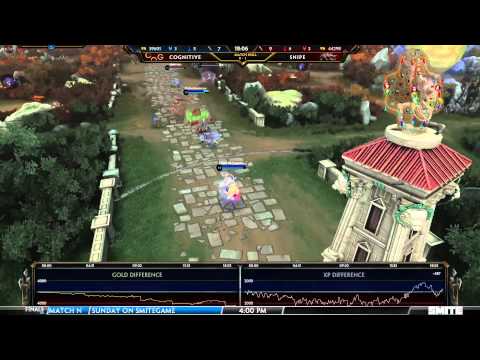 Smite Launch Tournament -  COGnitive vs. SNIPE (Day 1)
