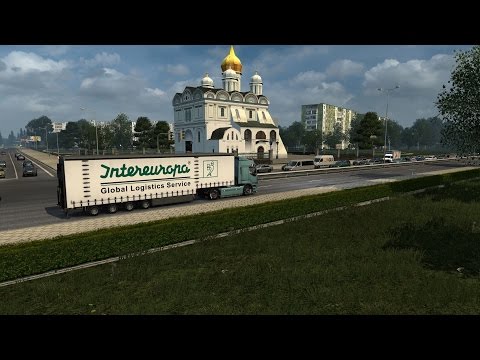ETS2 Renault Premium + ProMods 2.10 + RusMap 1.6.3 - Portsmouth - Звенигород Часть 2