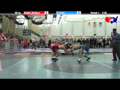 Robbie Mathers vs. Ty Lydic at 2013 ASICS University Nationals - FS
