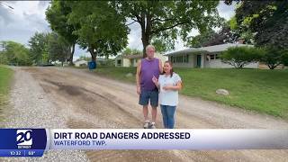 Waterford woman's persistence gets dirt road fixed after months of unanswered calls