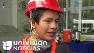 Joven decidió seguir los pasos de su padre, quien fue rescatista en el terremoto de 1985