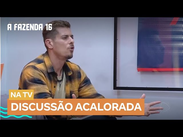 Fernando Presto discute com Gui Vieira e Sacha Bali | A Fazenda 16
