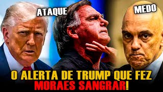 #1 A QUEDA DE MORAES! O ALERTA DE TRUMP FEZ O MINISTRO SANGRAR E A Lei Magnitsky VEM AI