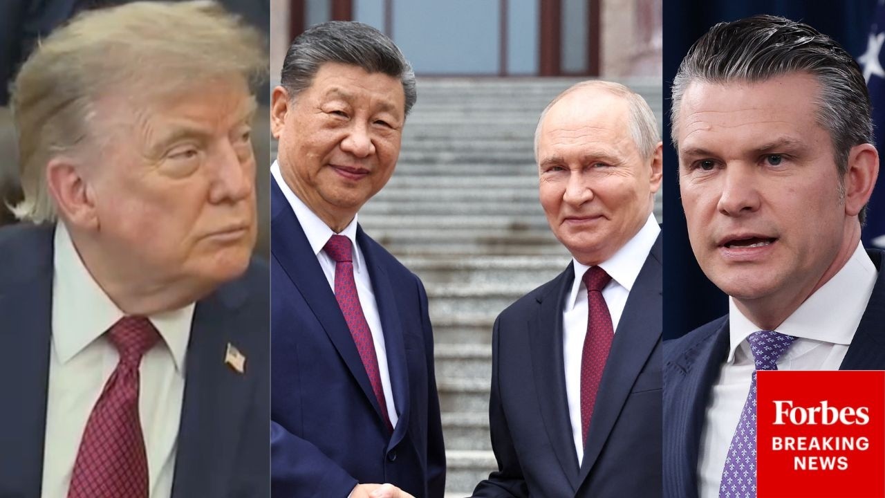 Video | Trump Asked: Hegseth Said China, Russia Are 'Enabling' Iran, But You Said They Aren't 'Helping' Iran