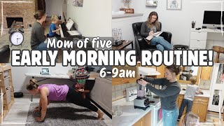 MORNING ROUTINE THAT WORKS! | healthy habits & tips as a stay at home mom