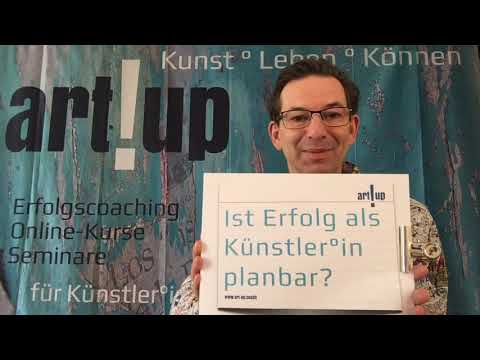 Ist Erfolg als Künstler°in planbar? | art!up | Kunst ° Leben ° Können | Podcast