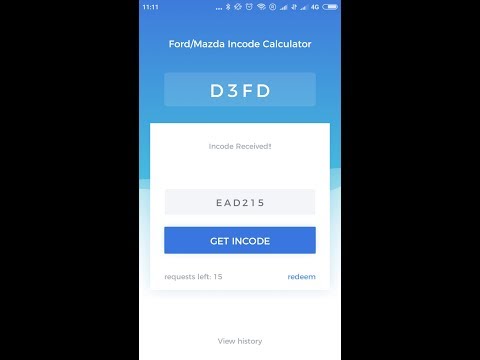 Ford / Mazda incode outcode calculator for android- free to try