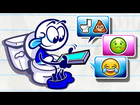 No Restroom For The Wicked | Pencilmation Cartoons!