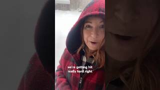 Michigan Winter Homesteading with Chickens #chicken #chickencoop #homesteading #shortvideo