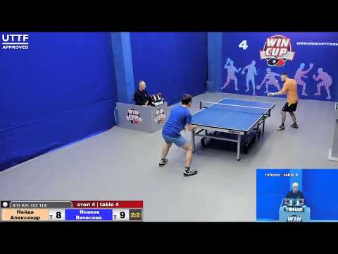 23:10 Рубцов 3-2 Панасенко/ 23:45 Найда 2-3 Исаков стол 4  Юг-4  31.01.21