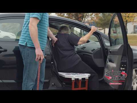 Slide 'n Ride® Vehicle Assist Seat. Safer & more stable than a transfer board.  500lb.Rated