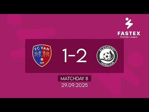 Fastex Premier League. Matchday 8. FC Van  - FC Alashkert (29.09.2025)