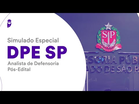 Simulado Especial DPE SP - Analista de Defensoria - Pós-Edital - Correção