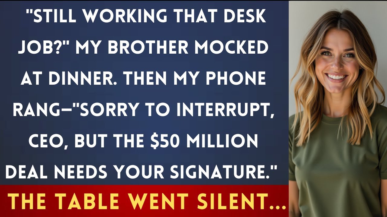 They Called Me The Family Failure At Dinner—Then My Assistant Called Me 'CEO' In Front Of Everyone