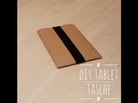 DIY Idee: Handgemachte Tablet Tasche aus SnapPap oder Leder