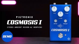 Video thumbnail for Pigtronix Cosmosis 1 | Stereo Ambient Reverb with Morphing | Official Demo by Pigtronix