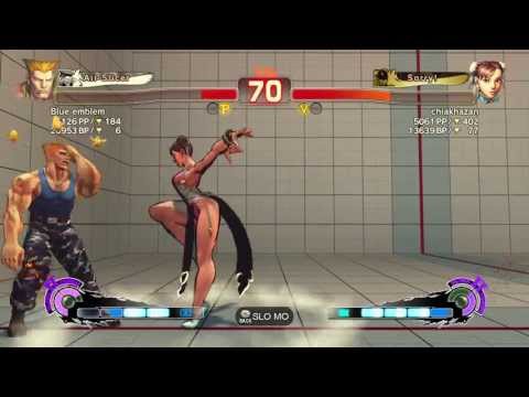 SSFIVAE~ Guile (Blue Emblem) vs. Chun-li (chiakhazan) HD