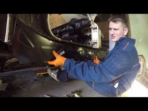 MGB GT Restoration Pt 21 Fitting the Sills