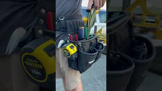Organised tool belt 🔥 #carpenter #carpentry #construction #toolbelt #tools #bluecollar