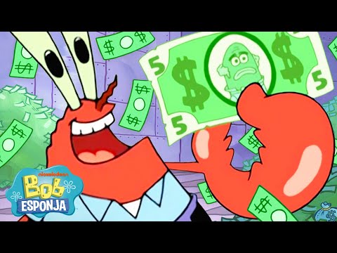 Bob Esponja | ¡El mejor día de Don Cangrejo por 45 minutos! 🦀 | Bob Esponja en Español