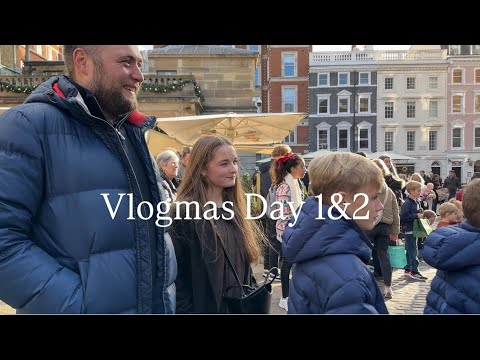 Vlogmas Day 1&2 London day out and North Pole breakfast 