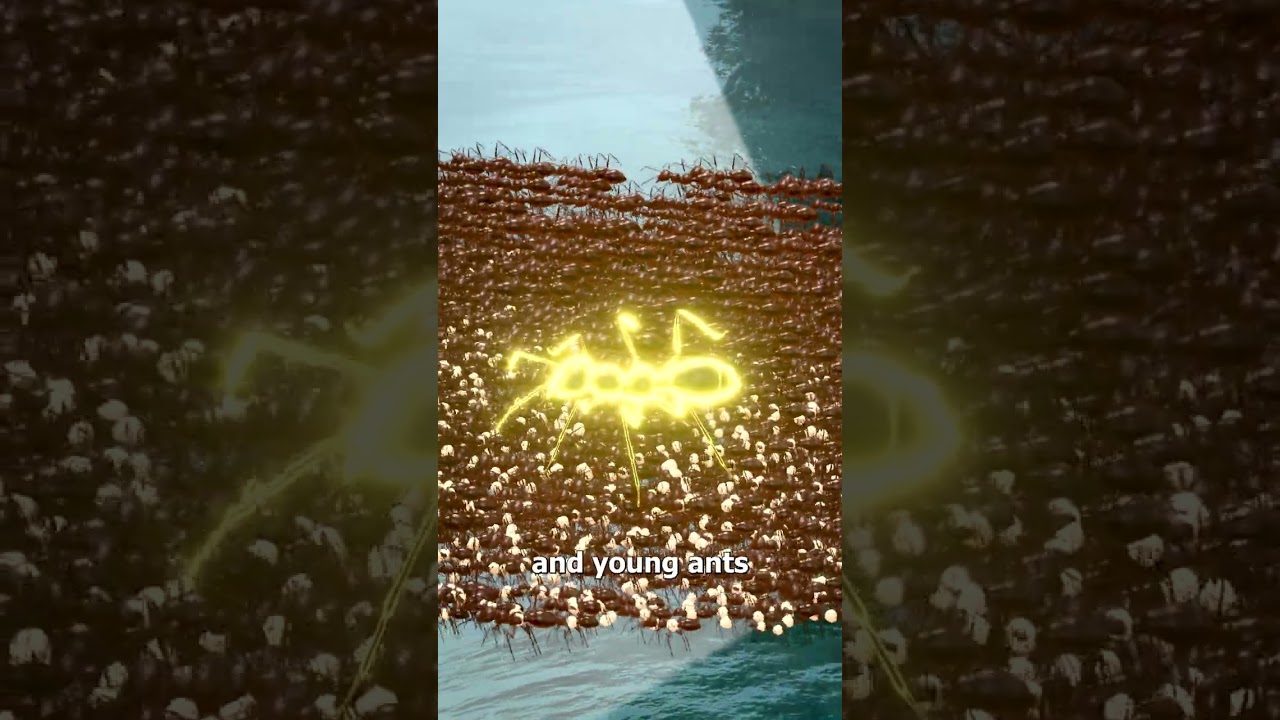 How Ant Colonies Evacuate During Floods 🤔