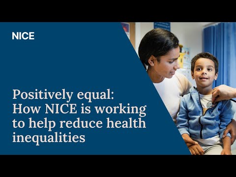 Positively equal: How NICE is working to reduce health inequalities virtual event