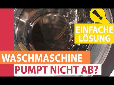 Waschmaschine pumpt nicht ab - Flusensieb ist sauber - hier liegt der Fehler