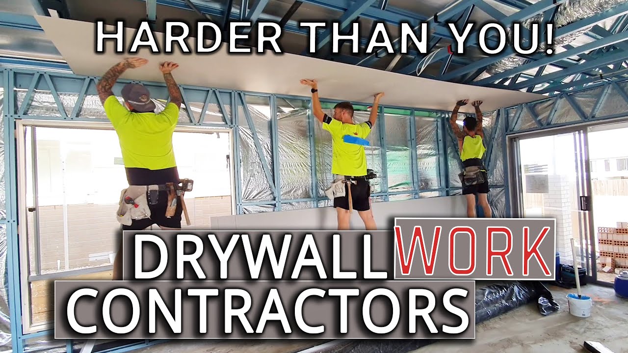 Why Drywall Construction Workers Are the HARDEST Workers