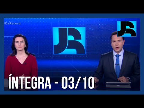 Assista à íntegra do Jornal da Record | 03/10/2020