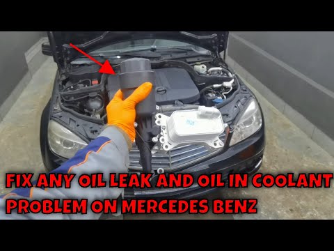 Mercedes Benz Oil Cooler And Housing Replacement!