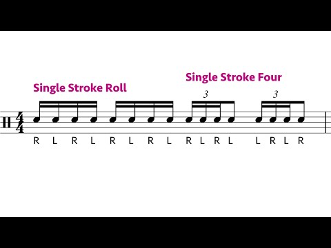 All 40 drum rudiments in under two minutes 🥁🎵😮