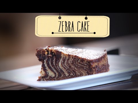 Zebra Cake | Eggless Dessert Cake Recipe | Beat Batter Bake With Priyanka