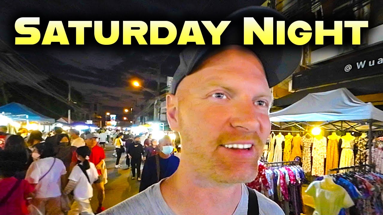 Experience the vibrant Saturday Walking Street Market on Wualai Road through this video tour.