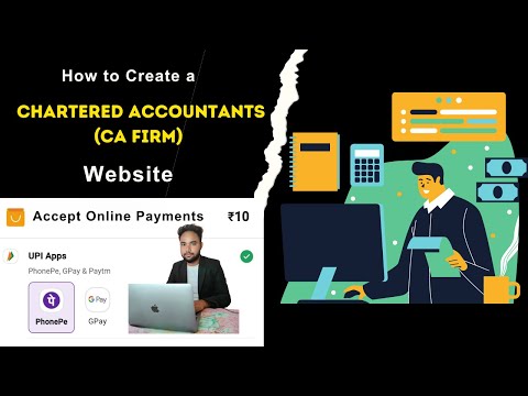 CA Website for a Chartered Accountant — client website video