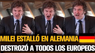 MILEI ESTALLÓ EN ALEMANIA 🇩🇪 EN PLENA CONFERENCIA