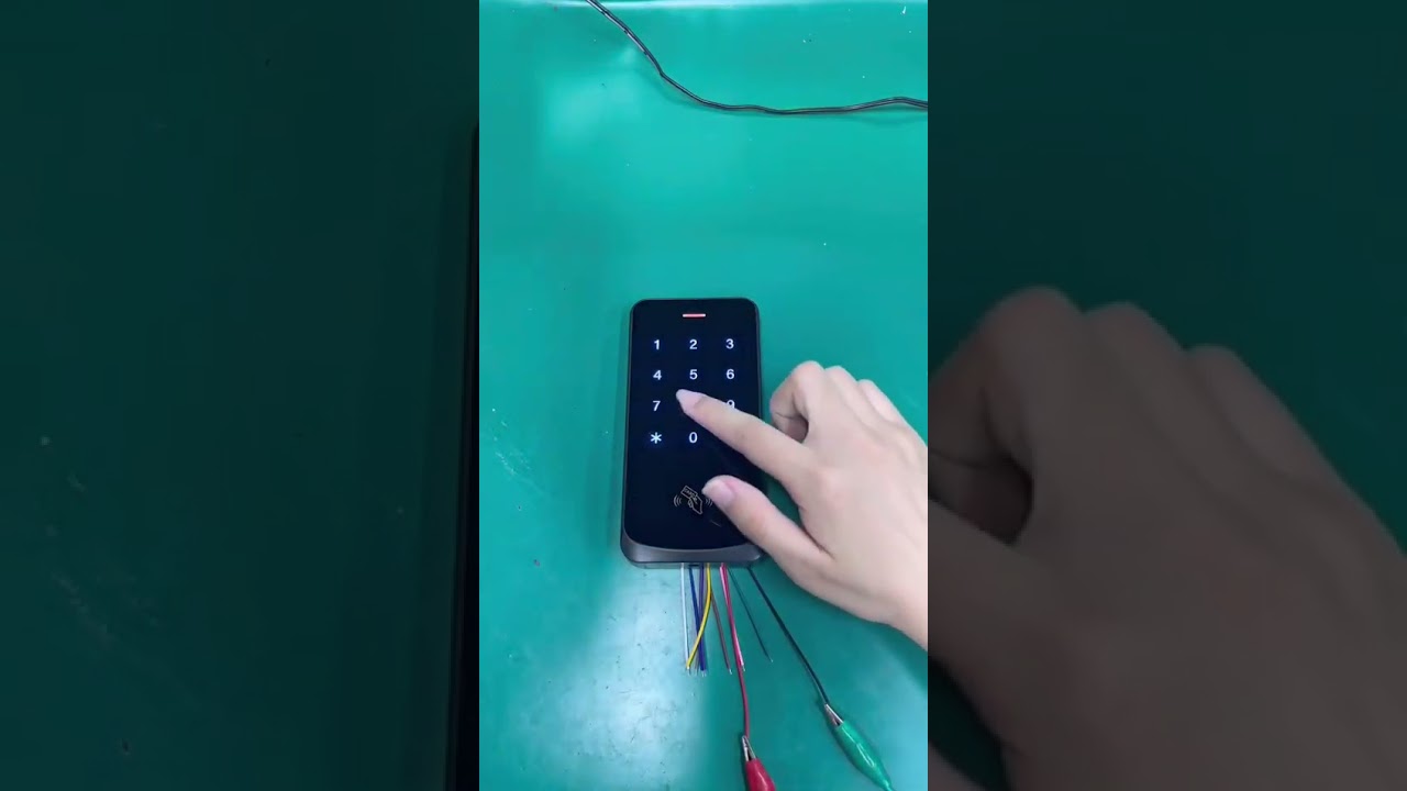 IP68 Waterproof Touch Backlight Access Control Keyboard RFID 125KHz EM Outdoor Access Keypad #lock