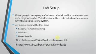 Lab Setup