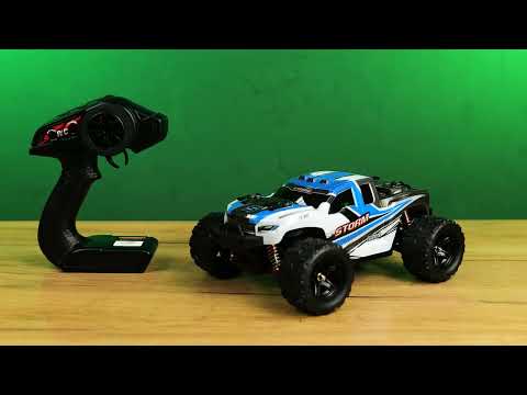 Машина на радиоуправлении: противоударный корпус, резиновые шины (HS 18302)