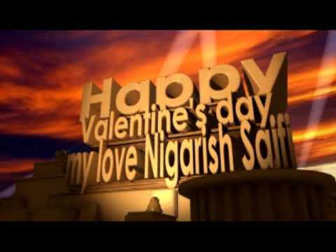 Happy Valentine's day my love my love Nigarish Saifi