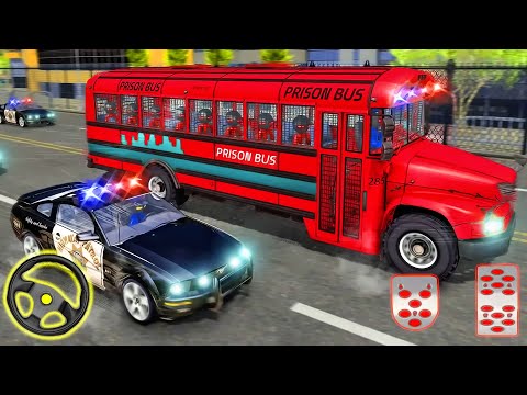 Stickman Police Prisoner Transport Simulator - City Police Bus Driving | Android Gameplay