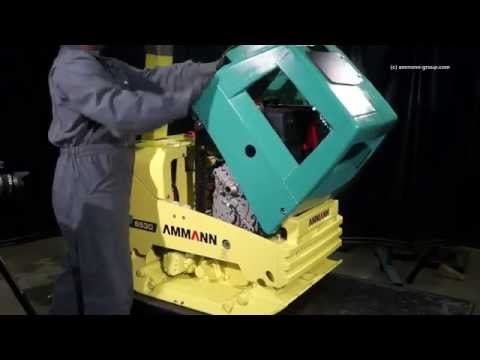 Ammann Vibratory Plate Service Video - APH 6530 General Maintenance