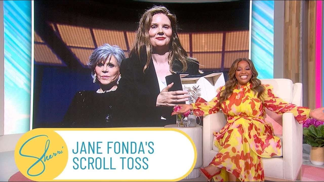Jane Fonda Throws Scroll at Director in Cannes | Sherri Shepherd
